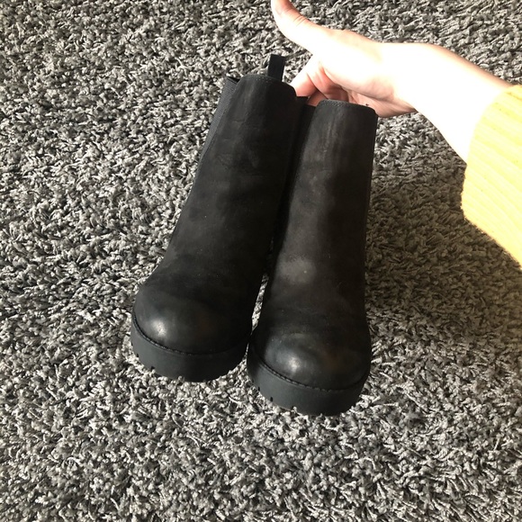 Hibou Black Suede Ankle Boots - Picture 2 of 8